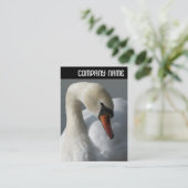 V-koptekst - Zwan Visitekaartje (Staand voorkant)