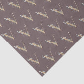 V Monogram Floral Tissuepapier (Detail)