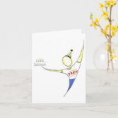 V.N.-verjaardag kaart (Gele Bloem)