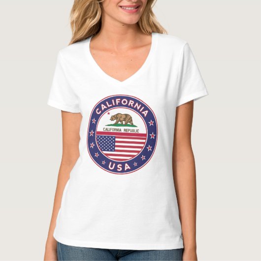 v-neck t-shirt (Voorkant)