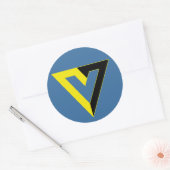 V pour autocollant volontaire (Enveloppe)