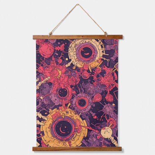 V-puls 6 hangend wandkleed (Voorkant)