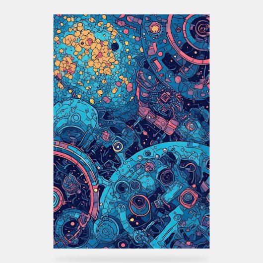 V-Pulse 4 Acryl Teken Bord (Voorkant)