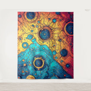 V-Pulse 7 wandtapijt Wandkleed