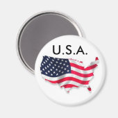 V.S.A. Koelkast Magneet (Voorkant / Achterkant)