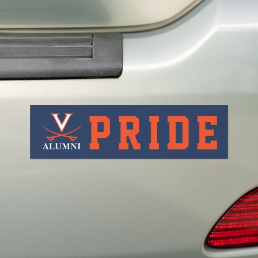 V Saber Alumni Bumpersticker (Op auto)