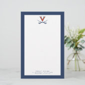 V Sabre Briefpapier (Staand voorkant)