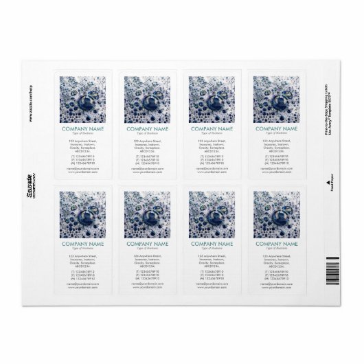 V Square Photo - Soap Suds Etiket (Full Sheet)