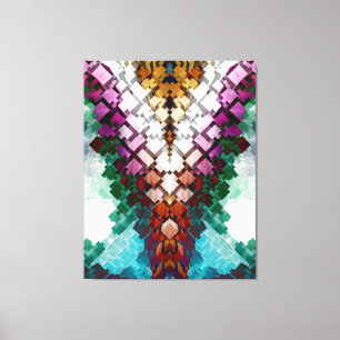 V-Stapelpiramide Canvas Afdruk