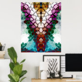 V-Stapelpiramide Poster (Thuiskantoor)