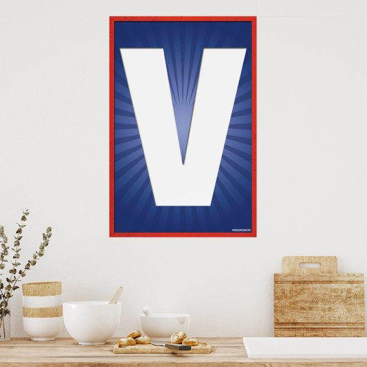 V STEMMING POSTER (Keuken)