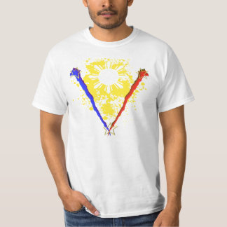 V-stijl Filipijnse vlag shirt