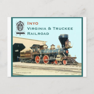V&T Railroad Inyo-motor Briefkaart