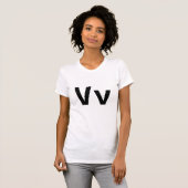 V t-shirt (Voorkant volledig)