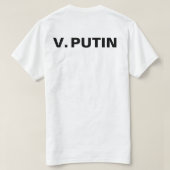 V. T-shirt van Poetin (Design achterkant)