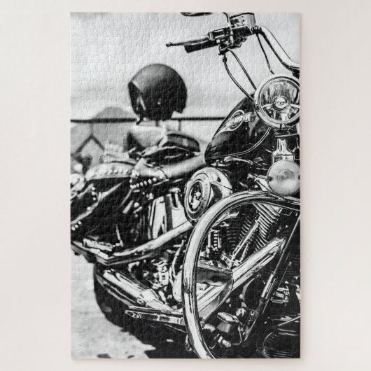 V-Twin American Made Harley Biker Legpuzzel (Verticaal)
