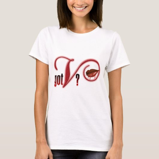 V - Vampire bloed T-shirt (Voorkant)
