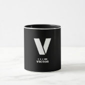V(Victor) NAVO fonetisch alfabet & morse code Mok (Midden)