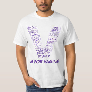 V voor vagina overwinning Michigan T-shirt