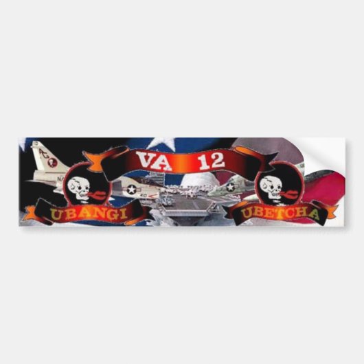 va12 bumpersticker (Voorkant)