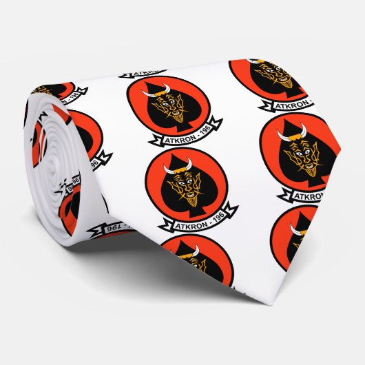 VA-196 Thundercats Attack Squadron Stropdas (Opgerold)