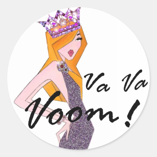 Va Va Voom ! Stickers Diva (Devant)
