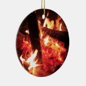 Vaak en steenkool keramisch ornament (Rechts)