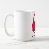Vaak Katten Logo Roze Koffiemok (Links)