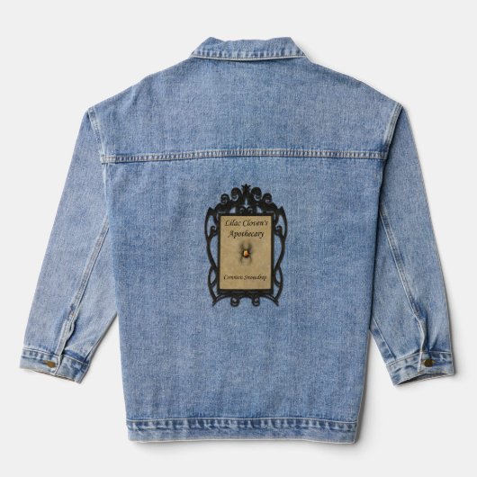 Vaak Sneeuwklokje Denim Jacket (Achterkant)