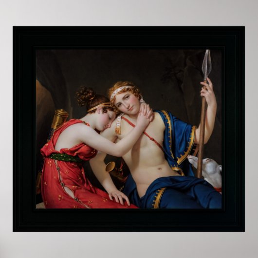 Vaak: Telemachus en Eucharis Poster (Voorkant)