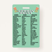 Vaak voorkomende drugs 2.0 badge (Achterkant)