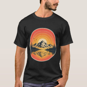 Vaak Wandelen Vintage Bergavontuur T-Shirt