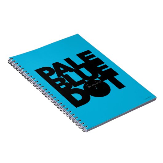 Vaal blauw notitieboek (Rechterzijde)