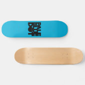 Vaal blauw skateboard (Horizontaal)