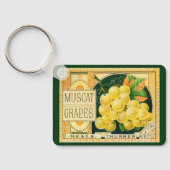  vaalkarbonadekunst, muskaatdruiven sleutelhanger (Achterkant)