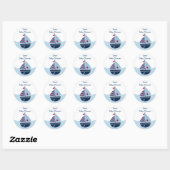 Vaar weg Zeilboot Envelope Seals Stickers (Vel)