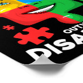 Vaardigheden wegen op tegen handicaps Autisme awar Poster (Hoek)