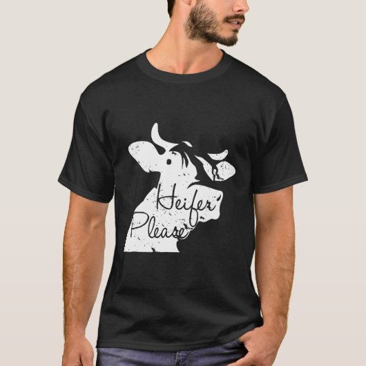 Vaars Alsjeblieft Boer Koe T-shirt (Voorkant)