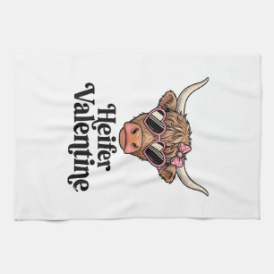Vaars Valentijnsdag Schotse Hooglanders Koe Oud De Theedoek