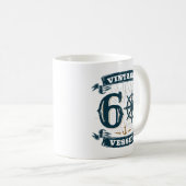 vaartuig 60e verjaardag 60 jaar oud koffiemok (Voorkant rechts)