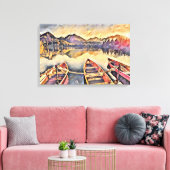  vaartuigen canvas afdruk (Insitu (Woonkamer))