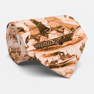  VAARTUIGEN, SCHEPEN, VERSCHILLENDE NATIES Rood Stropdas