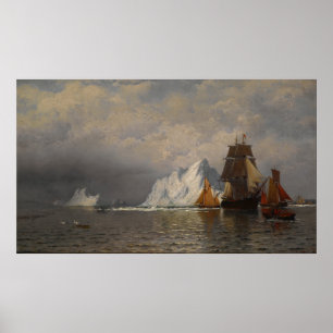 Vaartuigen voor de walvisvaart en de Gevist visser Poster