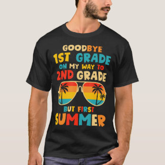 Vaarwel 1e klas Afstuderen Hallo naar 2e klas T-shirt