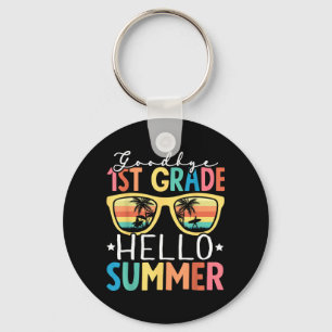 Vaarwel 1e klas Hallo Zomer 1e klas afgestudeerd Sleutelhanger