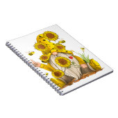 Vaarwel 2022 Hallo 2023 Happy New Year Sunflower G Notitieboek (Rechterzijde)