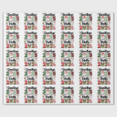 Vaarwel 2025 Hallo 2026 Nieuwjaarsresolutie Cadeaupapier (Vlak)