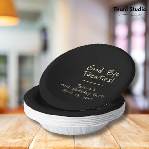 Vaarwel 20s Vrouwelijke minimalistische moderne ty Papieren Kommen