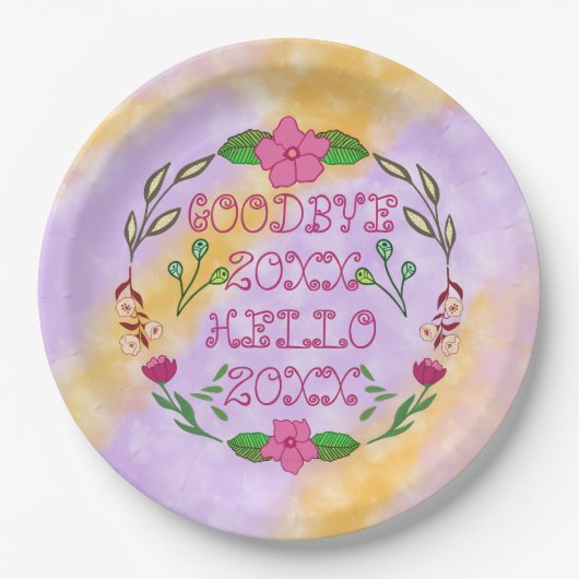 VAARWEL 20XX HALLO 20XX PAPIEREN BORDJE (Voorkant)