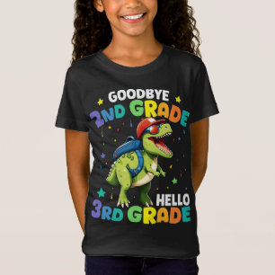 Vaarwel 2e klas Afstuderen T rex dinosaurus T-shirt